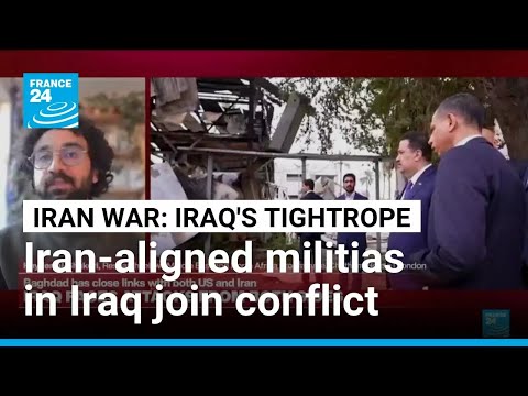 YouTube video thumbnail: Iraq Caught Between US and Iran, Facing Attacks From Both Warring Sides & Iran-Aligned Actors Within