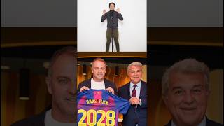 HANSI FLICK HA RENOVADO CON EL BARÇA HASTA 2028 Y MI OPINIÓN COMO CULÉ #barcelona #fcbarcelona #fcb