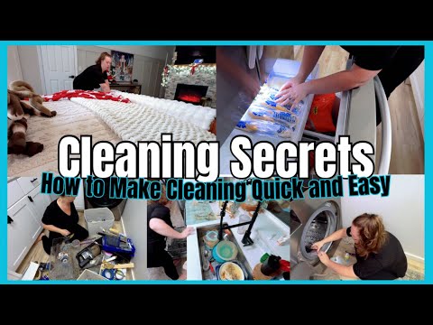 Speedy Cleaning Secrets! Tip For Making Cleaning Easier and Faster ~ Deep Clean with me motivation