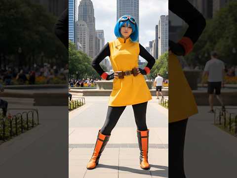 Bulma, Vegeta, and Goku real in life 😲😲 #goku #dragonball #actionfigures #shorts