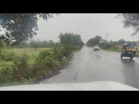 जोरदार मुसळधार पाऊस live