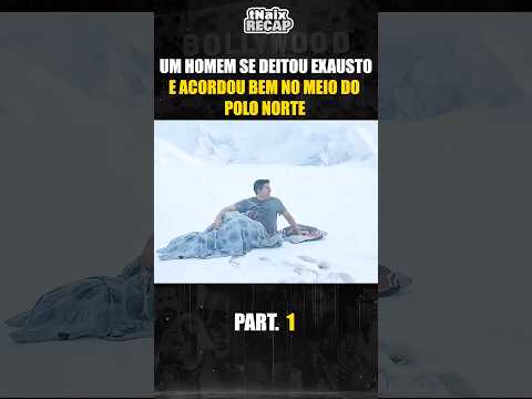 Ele dormiu depois de exausto e acordou no meio do polo norte. #shorts