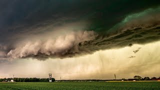 Heftiges Unwetter mit Hagel bei Braunau am Inn 06.05.2026