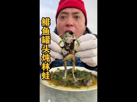 鲱鱼罐头炖林蛙 #吃货小子 #就问你们馋不馋就完了 #每日美食分享