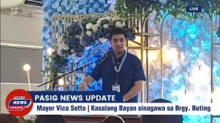 🔴Mayor Vico Sotto |  Kasalang Bayan sinagawa sa Brgy. Buting