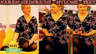 Karen Heinrichs FullHD Feet Nylons Pantyhose Collant Strumpfhose Pantimedias Tights on Sat 1