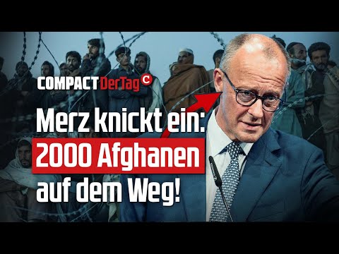 Merz gives in: 2,000 Afghans on the way!💥