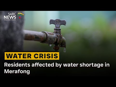 YouTube video thumbnail: Residents Affected by Water Shortage in Merafong