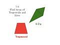 Exploring Area Calculations of Trapezoids and Kites