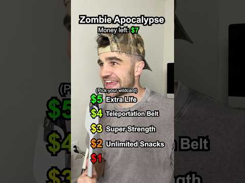 Spend $15 to Survive a Zombie Apocalypse! 🧟‍♂️
