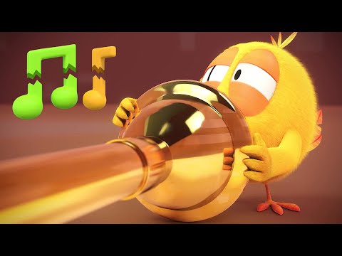 Chicky Faz Música | Onde está Chicky? | Pintinha amarelinho | Coleção desenhos animados Infantil HD