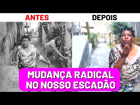 Mudança radical no nosso escadão 🧹 limpeza e preparando o jardim pra novo plantio