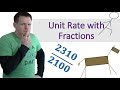 Finding Unit Rates with Fractions
