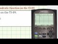 Graphing Quadratic Functions with a TI-89 Calculator