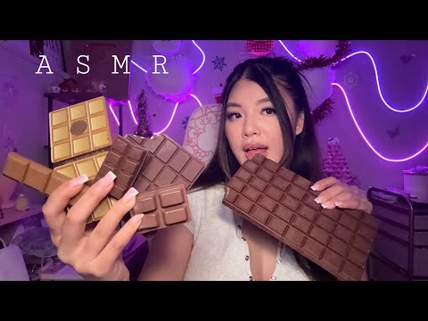 ASMR | Fake Chocolate Eating 🍫(Tingly Mouth Sounds)