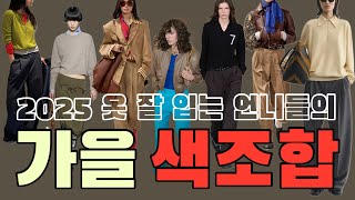 2025 가을 컬러 조합 엑기스‼️ 실패 할 수 없는 기본 조합부터 흔하지 않은 한 끗 다른 조합까지