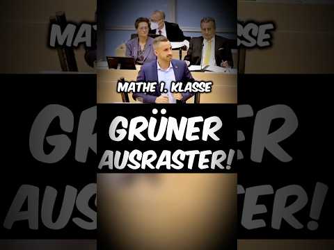 Grüne bekommt einen ANFALL! #afd #shorts