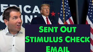 Trump Sent Out a Stimulus Check Email to Millions
