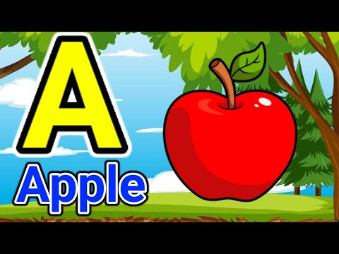 preschool and toddler learning video | phonics sounds | a for apple b for ball | #toddlers #kids  01