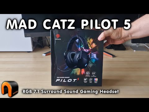 MAD CATZ PILOT 5 Surround Sound Gaming Headset UNBOXING!