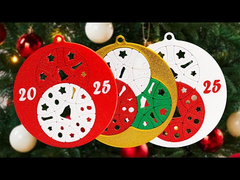 Puzzles for decorating your Christmas tree