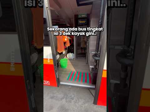 Lama-lama ada kos-kosan sama warung madura di dalem bus 😂 #harapanjaya