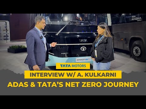 Tata Motors CV @ Bharat Mobility Show | Interview w/ A. Kulkarni | ADAS & Tata’s Net Zero Journey