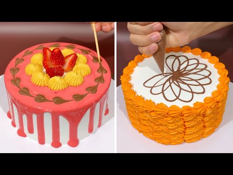 Amazing Cake Decorating Technique Like a Pro | So Yummy Chocolate Cake Recipes | Delicious Cakes