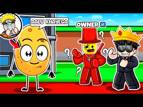 I Became an AALOO in Steal a Brainrot! (Aalu Khaega?) 🥔