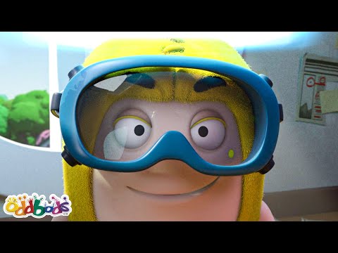 The Odd Bee | Oddbods | 🚌Wheels on the BUS Songs! | 🚌Nursery Rhymes for Kids