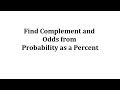 Probability and Odds Concepts