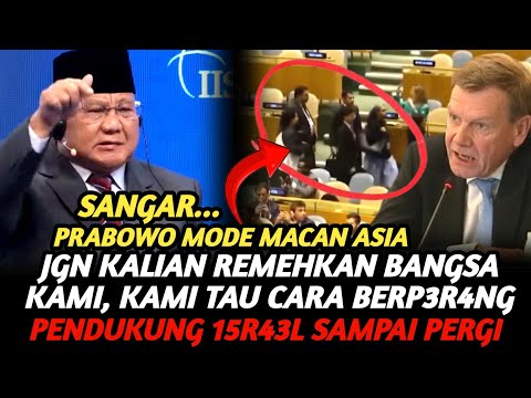 SANGAR ! PRABOWO MODE MACAN ASIA DI FORUM INTERNASIONAL !