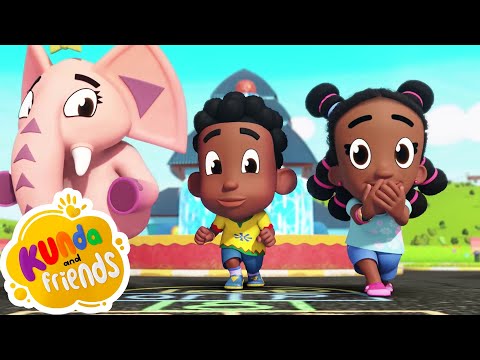 Walking, Running, Hopping | Nursery Rhymes | Kids Cartoons | Songs For Kids | Kunda & Friends
