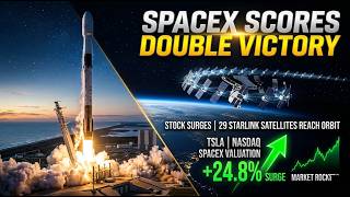 SpaceX Double Victory 29 Starlink Satellites Launched | Watching a Rocket Engine Fire in Deep Space