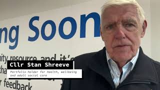 Cllr Stan Shreeve following his first tour of what will be the Grimsby Community Diagnostic Centre