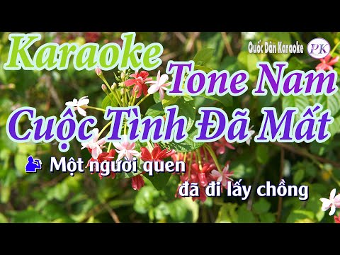 Karaoke Cuộc Tình Đã Mất (Bossa Nova) – Tone Nam (Sol Trưởng G) – Quốc Dân Karaoke