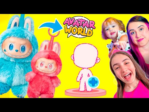 REVELANDO COMO CRIAR os LABUBUS no Avatar World! Filha Também Joga