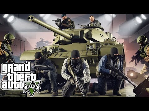 Pencurian Tank Tempur Di Markas Pasukan Bersenjata || GTA 5 Online