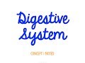 Digestive System Concepts Assessment