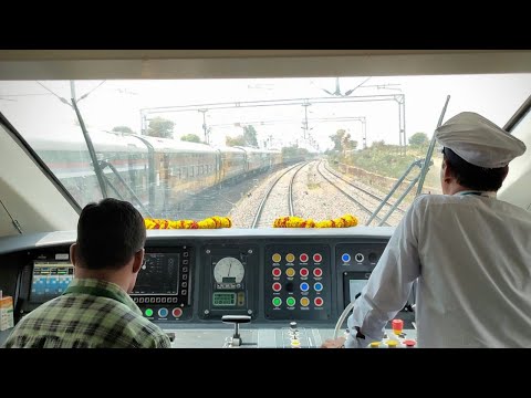 Rear Pilot Cabin Ride of Vande Bharat Express | Indian Railway