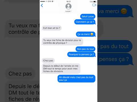 Il m'a fait trop de peine alors qu'il est super sympa 😥 #sms #message ##dm #timide #lycée  #history