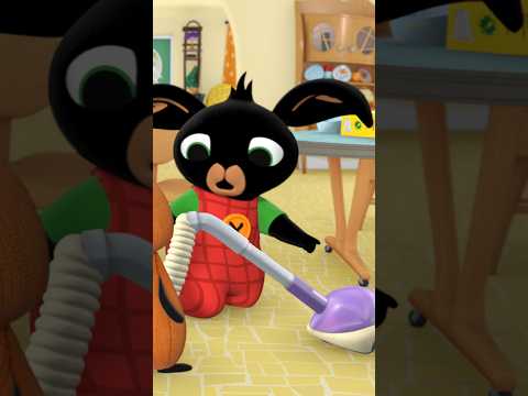 Bing and his speedy car accidentally do a clumbo! | #Shorts | Bing Shorts