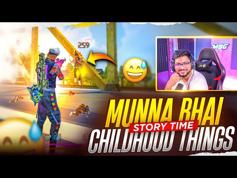 STORY TIME - Munna Bhai Childhood Dhula Panulu 😂 - Free Fire Telugu - TEAM MBG