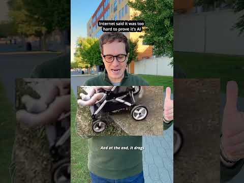 Is this crazy dog video AI? #dog #baby #ai #ia #aivideo