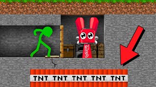 Stickman vs Minecraft Sprunki Phase 3 Remastered Stickman Minecraft Animation