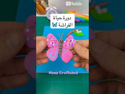 دورة حياة الفراشة للاطفال #art #alphabet #arabic #school #ideas #diy #diycrafts #science #علوم #فنون