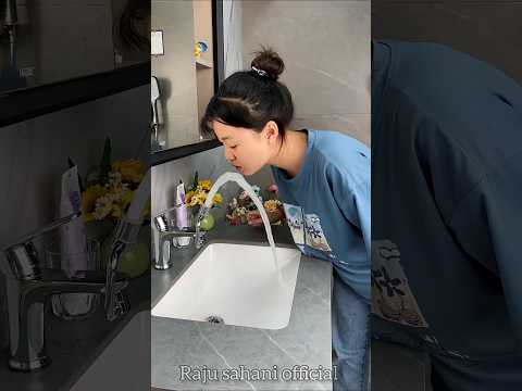 Robotic Arm Faucet 🤓-New viral gadget,smart appliances,kitchen utensils/Home inventions #shorts