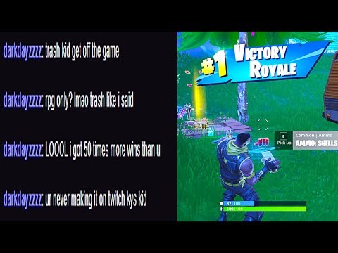 I put Twitch in my Fortnite name and danced on everybody I killed... (ANGRY REACTIONS)