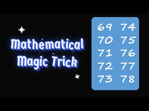 How to instantly sum 10 consecutive numbers