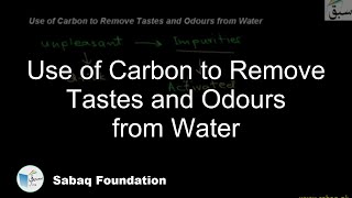 Use of Carbon to Remove Tastes and Odours from Water